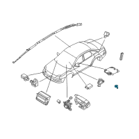 OEM 2006 Ford Five Hundred Occupant Sensor Diagram - 6F9Z-14B416-A