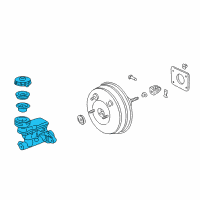 OEM 2006 Honda Insight Master Cylinder Assembly (20.64Mm) Diagram - 46100-S3Y-A11