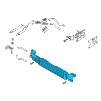 OEM 2021 Infiniti Q50 Oil Cooler Assy Diagram - 21305-5CA0A