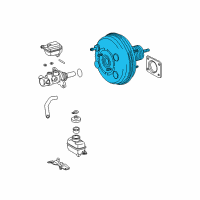 OEM 2010 Toyota Highlander Booster Assembly Diagram - 44610-0E060