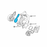OEM 2015 Honda Civic Gasket, Water Pump Diagram - 19222-RAA-A01