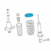 OEM Acura Rubber, Rear Diagram - 52686-TZ5-A01