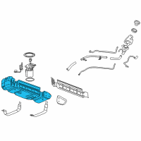 OEM 2009 Cadillac Escalade EXT Fuel Tank Diagram - 84200269