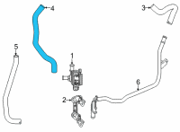 OEM Honda CR-V HOSE, EWP OUTLET Diagram - 1J403-5RD-A00