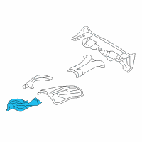 OEM BMW X5 Heat Insulation Front Front Wall Right Diagram - 51-48-7-185-026