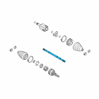 OEM 1997 Chevrolet Venture Axle Shaft Diagram - 26050895