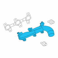 OEM Ram Dakota Manifold-Exhaust Diagram - 53032418AE