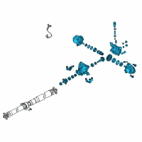 OEM 2015 Nissan Juke Final Drive Assy-Rear Diagram - 38300-1KD0C