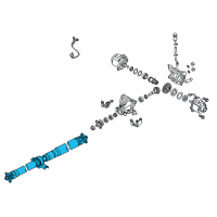 OEM 2011 Nissan Juke Shaft Assembly PROPELLER Diagram - 37000-1KA0A