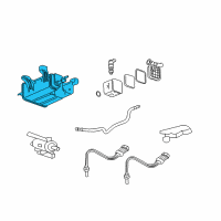 OEM 2009 Saturn Vue Vapor Canister Diagram - 25995454