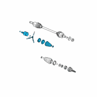 OEM Chevrolet Equinox Joint Kit, Rear Wheel Drive Shaft Inner Diagram - 22724177