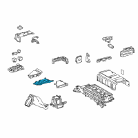 OEM 2013 Toyota Prius V Air Inlet Duct Bracket Diagram - G920U-47010