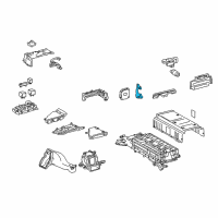 OEM 2017 Toyota Prius V Sensor Reinforcement Diagram - G92MD-47010