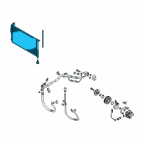 OEM Kia Forte CONDENSER Assembly-COOLE Diagram - 97606M7000