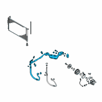 OEM 2022 Kia Forte Suction Tube Assembly Diagram - 97775M7000