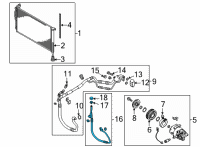 OEM Kia Forte Discharge Hose Diagram - 97762M7000