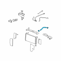 OEM GMC Sierra 2500 Lower Hose Diagram - 22827735