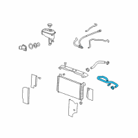 OEM GMC Sierra 2500 HD Upper Hose Diagram - 22827731