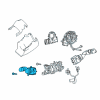 OEM 2022 Toyota Venza Headlamp Switch Diagram - 84329-02050