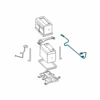 OEM 2001 Nissan Maxima Cable Assy-Battery Earth Diagram - 24080-2Y100