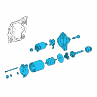 OEM Lexus GS350 Starter Assy Diagram - 28100-31220