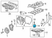 OEM 2022 Buick Envision Filter Change Maintenance Kit Diagram - 55501357