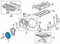 OEM 2020 Cadillac CT5 BALANCER ASM-CR/SHF Diagram - 55487414