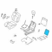 OEM 2015 Infiniti QX80 Heater Unit Assy-Rear Seat Back Diagram - 88635-1LA0A
