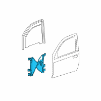 OEM GMC Envoy XL Window Regulator Diagram - 19331466