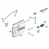 OEM Acura Switch Assembly, Power Window Master Diagram - 35750-TX4-A01