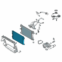 OEM Jeep Renegade CONDENSER-A/C Diagram - 68430445AA