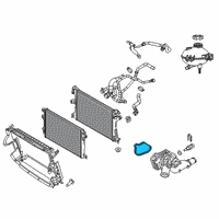 OEM 2022 Jeep Renegade Gasket-THERMOSTAT Diagram - 68439763AA