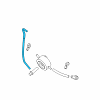 OEM 2006 Nissan Frontier Hose-Water Diagram - 21306-EA01A