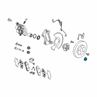 OEM Cadillac CT6 Axle Nut Diagram - 11612295