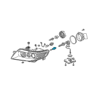 OEM 2008 Honda CR-V Socket (T10) Diagram - 33305-S5A-003