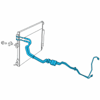 OEM 2017 Dodge Challenger HOSE/TUBE-Transmission Oil Cooler Diagram - 55111280AF