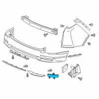 OEM Honda CR-V REFLECTOR, R- RR Diagram - 34500-TLA-A11