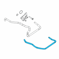 OEM 2014 Nissan Pathfinder Hose-Water, Oil Cooler Diagram - 21306-3KY1B