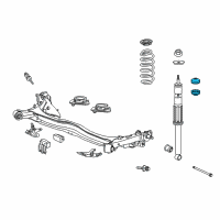 OEM Honda Rubber, Damper Mt Diagram - 52725-TG5-C01