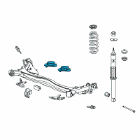 OEM 2009 Honda Fit Rubber, Rear Spring Mounting (Lower) Diagram - 52748-TF0-020