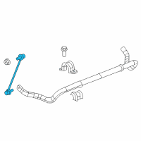 OEM Chrysler Sebring Link-STABILIZER Bar Diagram - 5174185AC