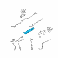 OEM 2008 Ford Explorer Vapor Canister Diagram - 7L2Z-9D653-B