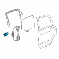 OEM 2017 Chrysler 200 Window Regulator 2 Pin Motor Diagram - 68249050AA