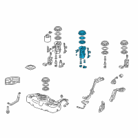 OEM 2014 Honda Insight Filter Set, Fuel Diagram - 17048-TM8-L30