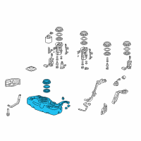 OEM Honda CR-Z Tank Set, Fuel Diagram - 17044-TM8-L00