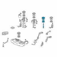 OEM Honda CR-Z Regulator Assembly, Pressure Diagram - 17052-SZT-L00