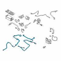 OEM 2018 Ford Fusion Tube Assembly Diagram - HG9Z-9D661-A