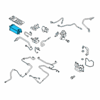 OEM 2018 Lincoln MKZ Vapor Canister Diagram - HG9Z-9D653-G