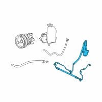 OEM 2008 Jeep Grand Cherokee Line-Power Steering Pressure Diagram - 5290781AF