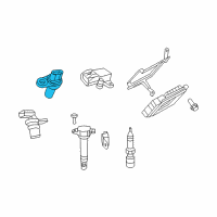 OEM 2007 Jeep Compass Sensor-Crankshaft Position Diagram - 5033307AE